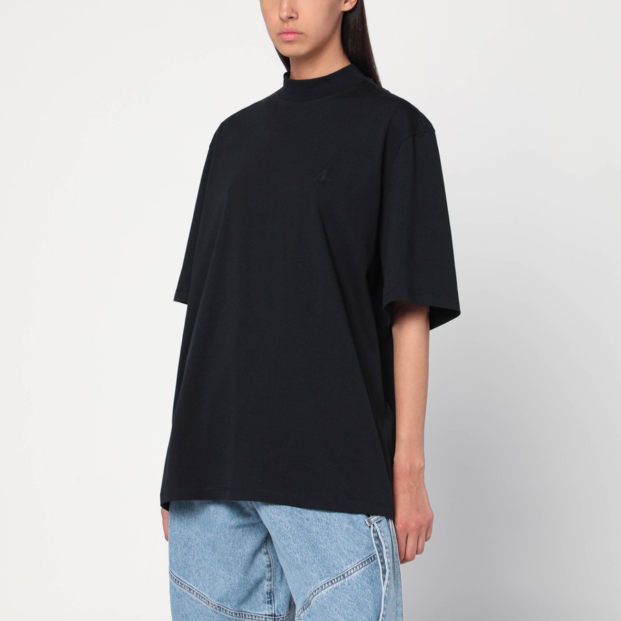 Tシャツ・カットソー THE ATTICO Woman T-Shirt Black 251WCT00173JJJ025AA 237 The Attico Black cotton T-shirt | TheDoubleF