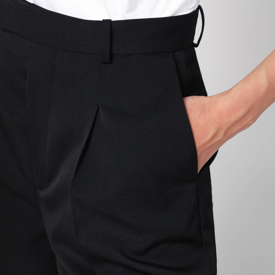 ショートパンツ Rohe Black double-layer Bermuda shorts Róhe Black double-layer Bermuda shorts | TheDoubleF