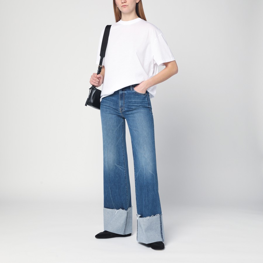 Tシャツ・カットソー PRADA Women Tops 3556BOOO11CD F0009 WHITE White Oversized Jersey T-shirt | PRADA