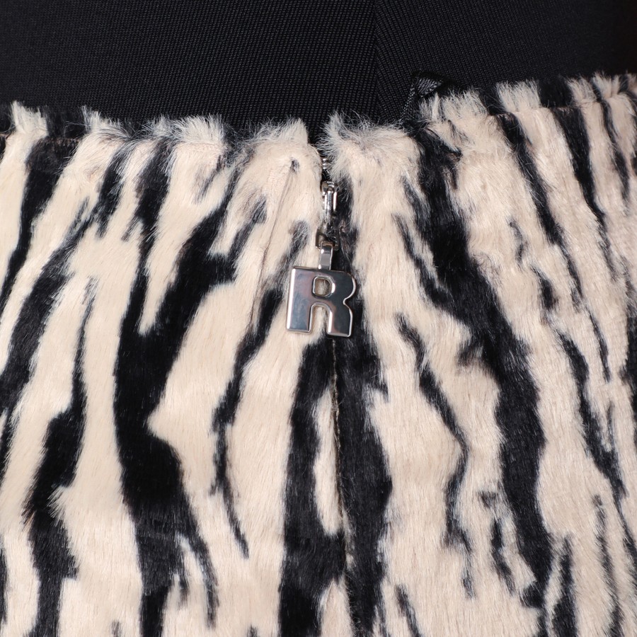 ROTATE Birger Christensen Printed faux fur skirt | TheDoubleF
