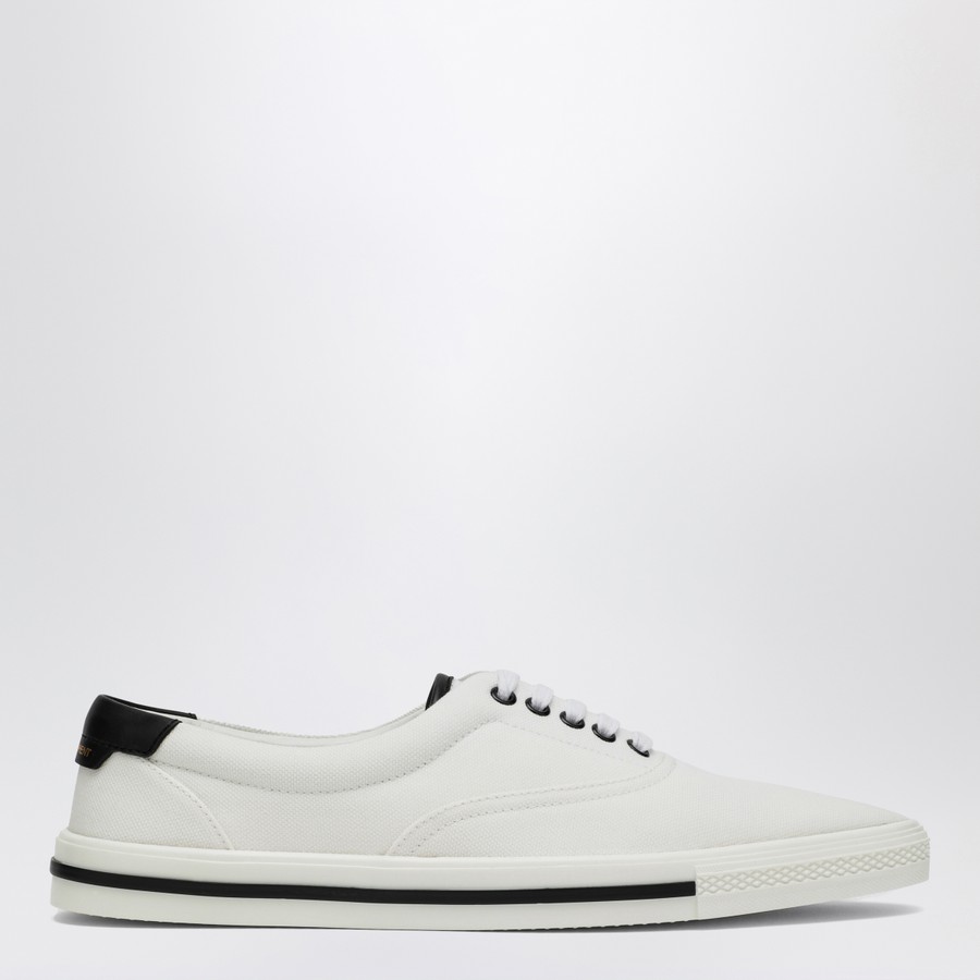 【関税負担】 SAINT LAURENT CANVAS SNEAKERS SAINT LAURENT LK427793 Classic Off White Leather Sneakers