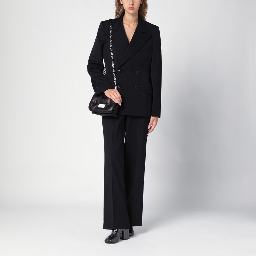 ジャケット Maison Margiela Black double-breasted jacket in wool Maison Margiela Black double-breasted jacket in wool