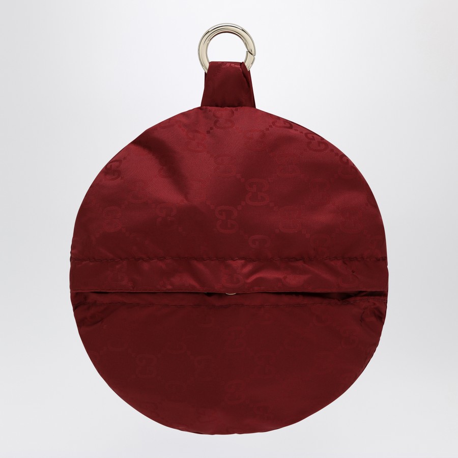 帽子・その他 GUCCI Reversible burgundy nylon GG hat GG nylon baseball hat in bordeaux | GUCCI® US