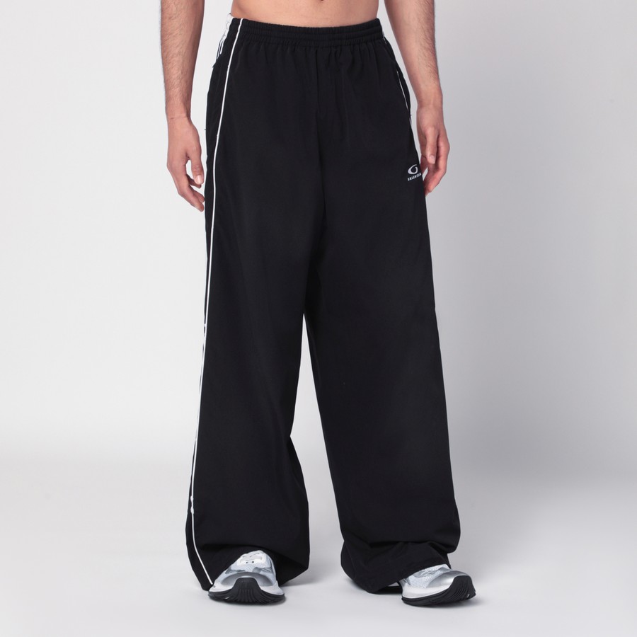 Balenciaga Black tracksuit trousers in technical fabric
