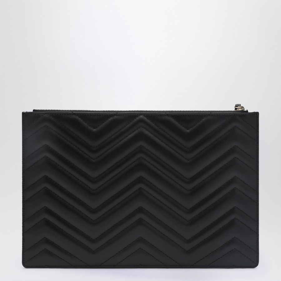 GUCCI Large GG Marmont black pouch | TheDoubleF