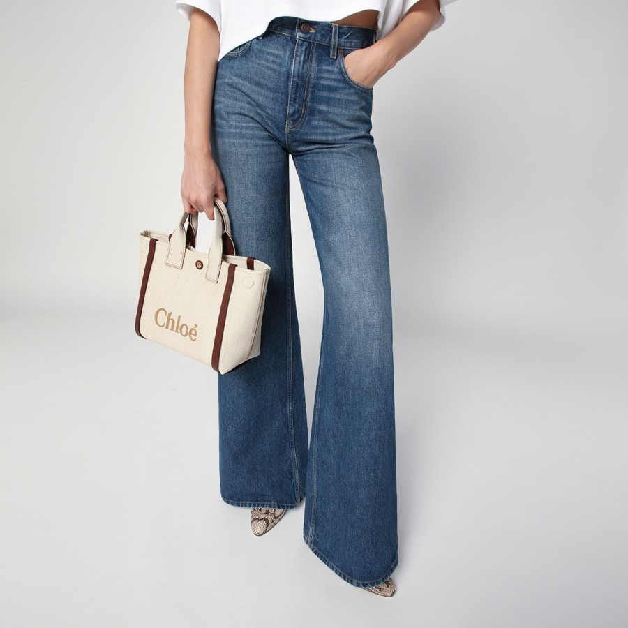 Chloé Small Chloé Carry Tote bag in sand colour | TheDoubleF
