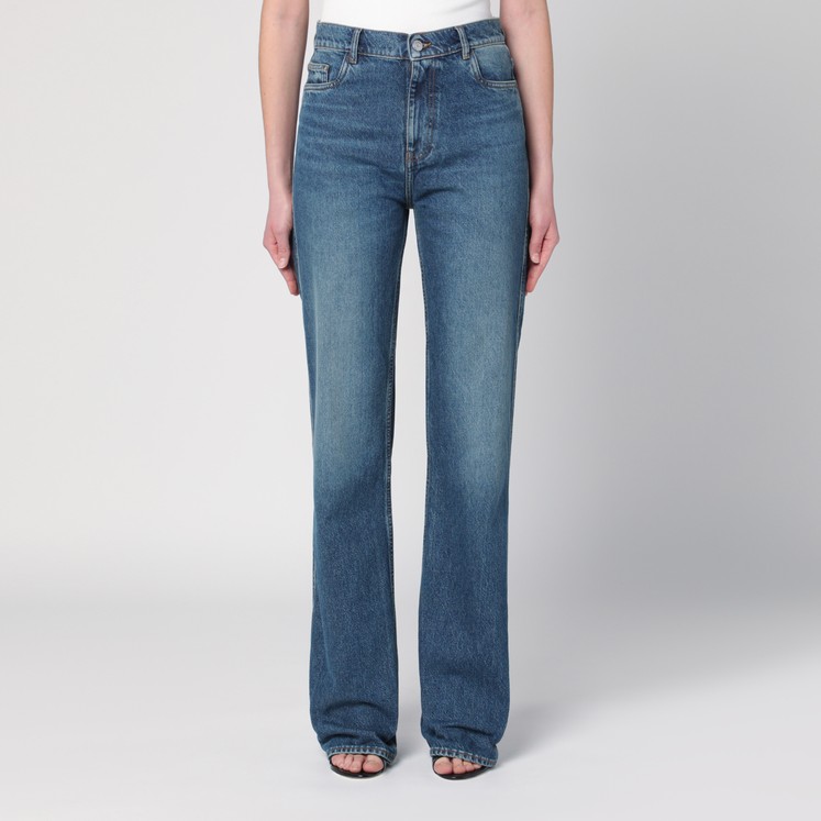 デニム・ジーパン COPERNI Woman Jeans Blue COPP32F2014 BLU Blue Open Hip Jeans by Coperni on Sale