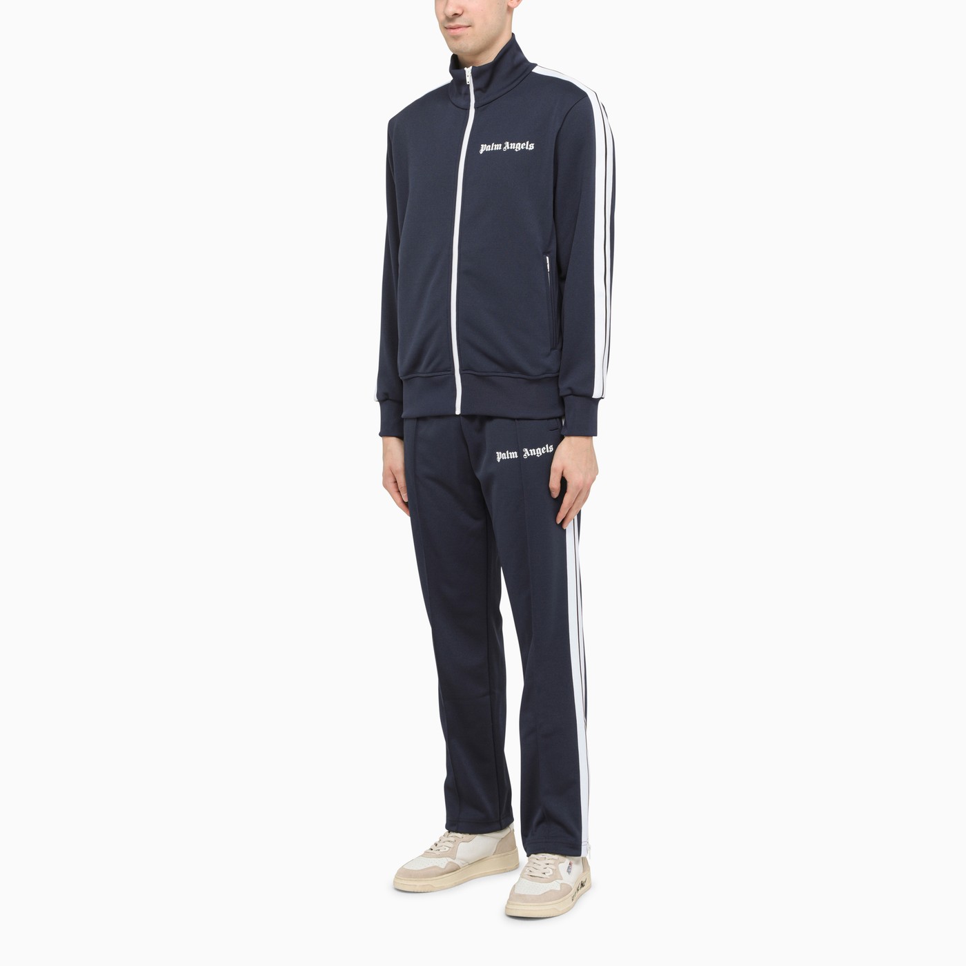 Palm Angels Navy blue Track jacket TheDoubleF