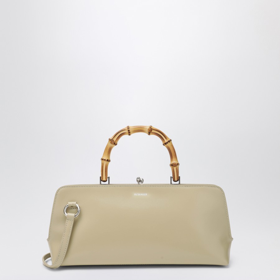 Jil Sander Small Goji Bamboo bag in almond colour | TheDoubleF