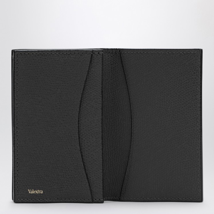 カードケース・名刺入れ Valextra Wave-line cardholder in red leather Leather cardholders, Men & Women's slim zip-wallets | Valextra
