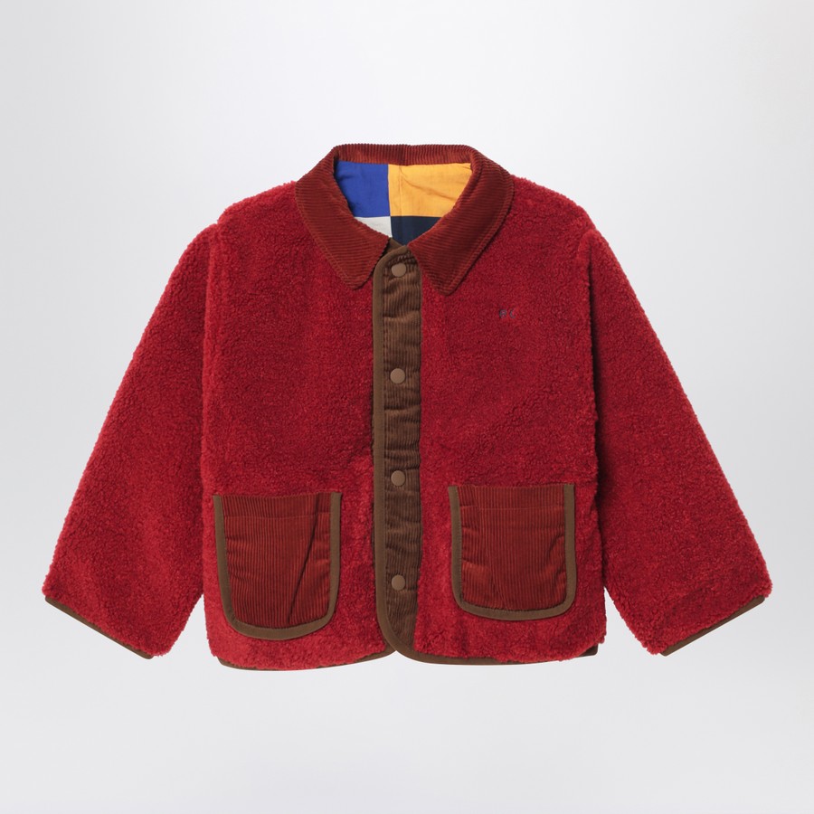 Bobo Choses Bordeaux reversible padded jacket | TheDoubleF