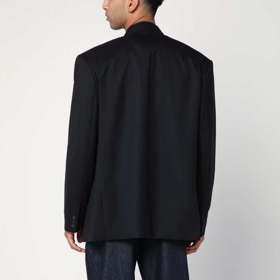 KENZO Black wool double-breasted jacket | TheDoubleF