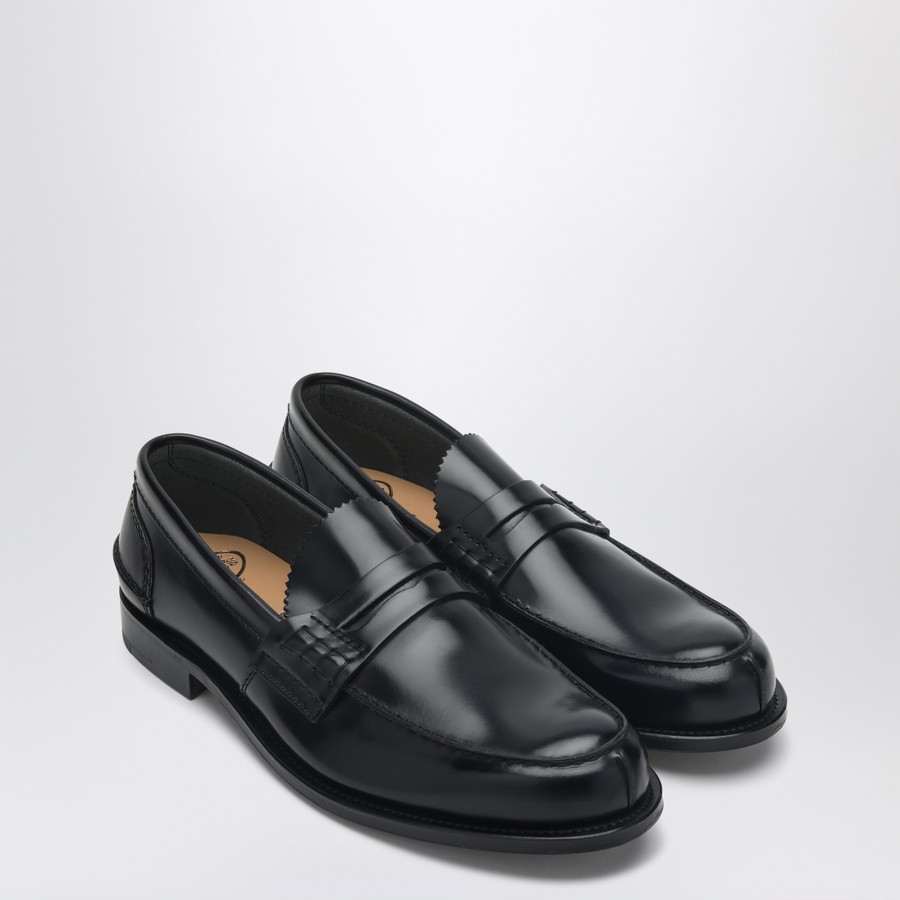 Church's Black shiny leather Pembrey loafers | TheDoubleF