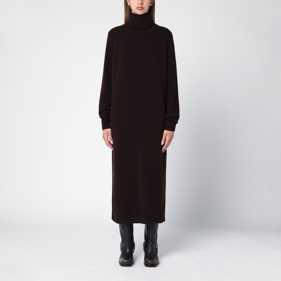 ワンピースその他 Roberto Collina Brown cashmere blend turtleneck dress Roberto Collina Brown cashmere blend turtleneck dress