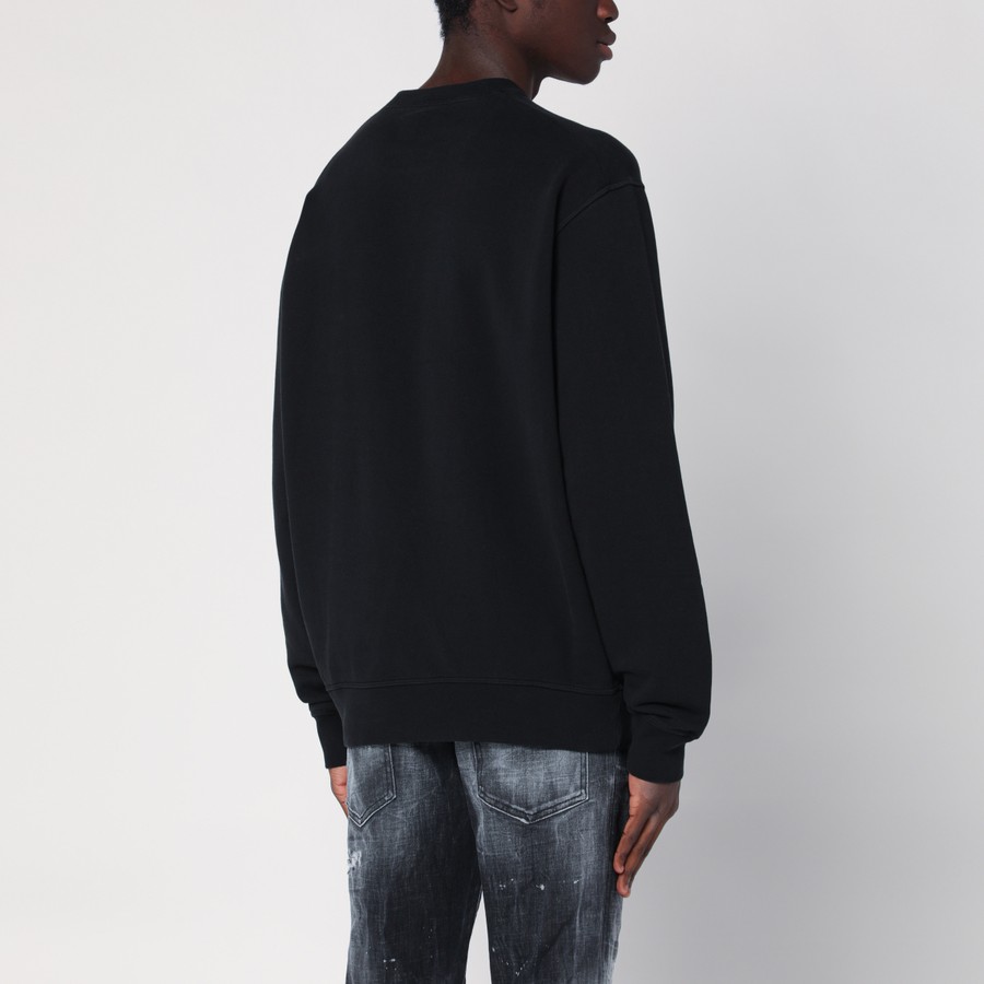 【関税&送料込】Dsquared Black Cotton Sweatshirt 23903721_54038980_1000.jpg