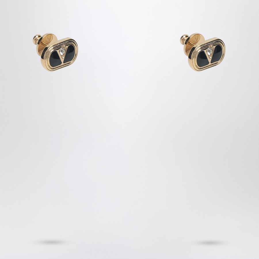 Valentino Garavani Oval earrings with crystals | TheDoubleF