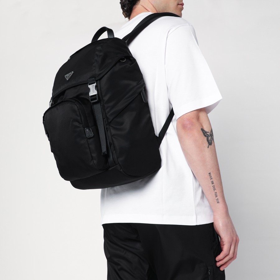 Re Nylon Prada 2vz135 Nylon Backpack Men Prada Zaino Nylon Nero