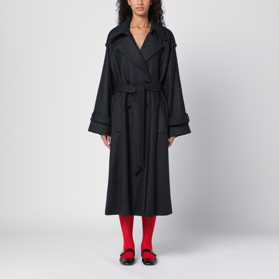 ジャケット IVY OAK Anthracite grey wool overcoat IVY OAK Anthracite grey wool overcoat | TheDoubleF