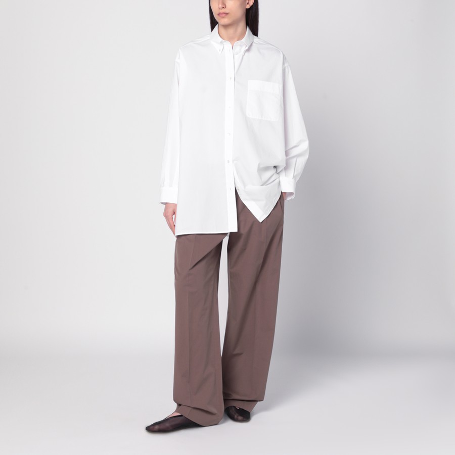 The Row Oversized white Victoria shirt | TheDoubleF