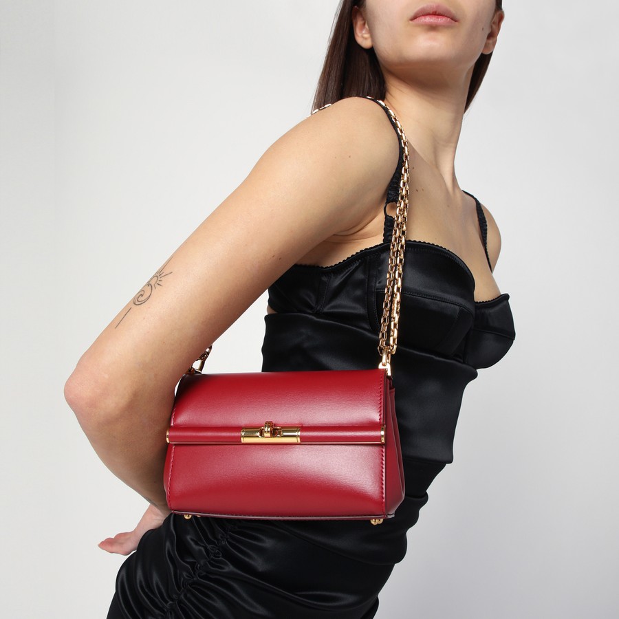 Dolce&Gabbana ミニクロスボディバッグ レッド SS25 レディース デザイナーズクロスボディバッグ | ドルチェ