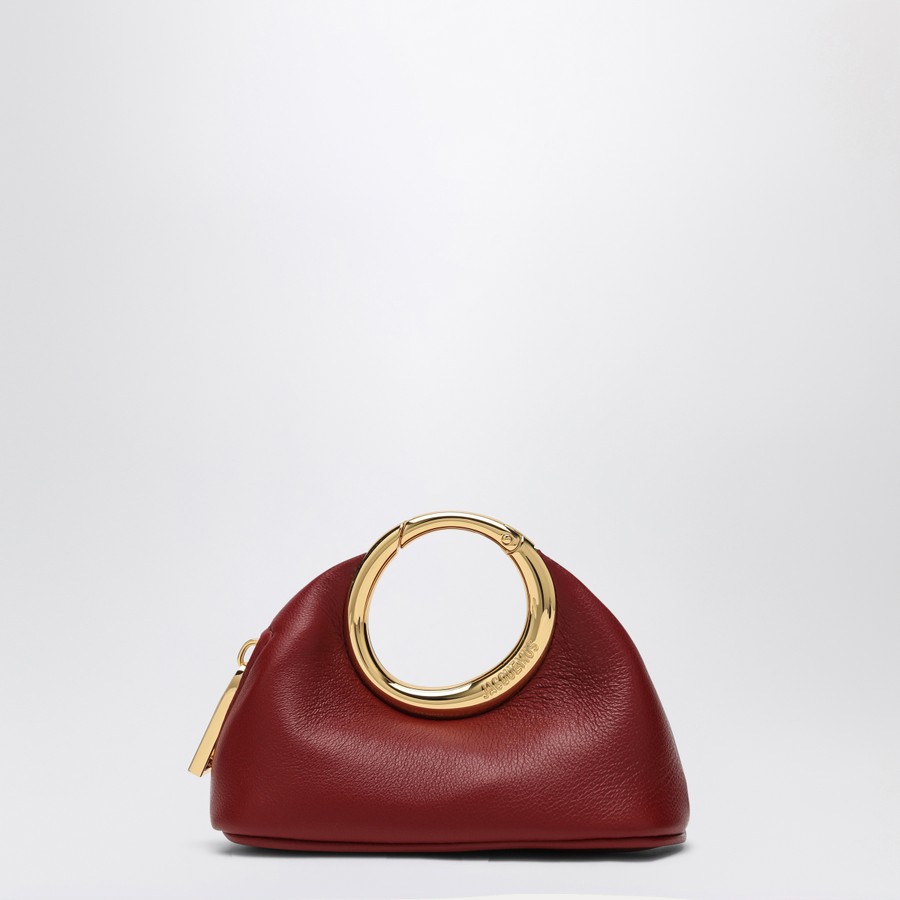 Jacquemus Mini Round Bag JACQUEMUS Dark Red Mini Calino Pouch