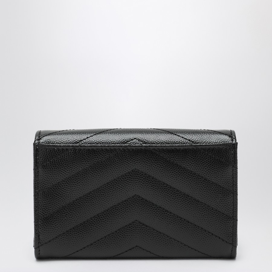 折りたたみ財布 Saint Laurent 'Envelope' small wallet (414404BOW01 1000) Saint Laurent Black Monogram Envelope small wallet | TheDoubleF