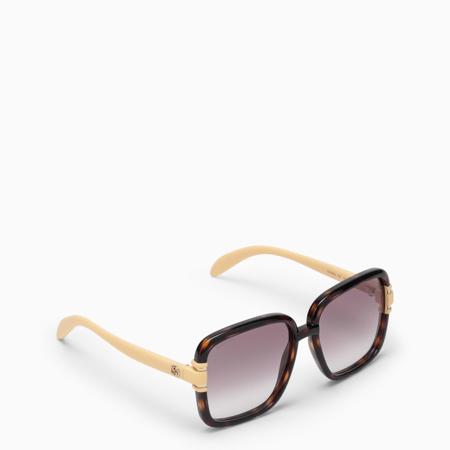 Gucci tortoiseshell ladies sunglasses clearance