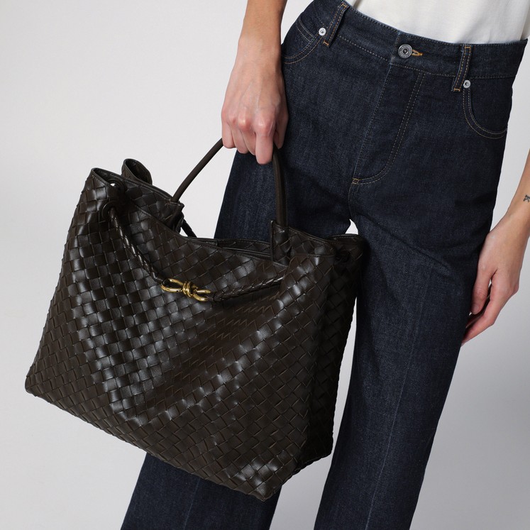 ハンドバッグ Bottega Veneta Dark Praline Mini Jodie bag Bottega Veneta Dark Praline Mini Jodie bag | TheDoubleF
