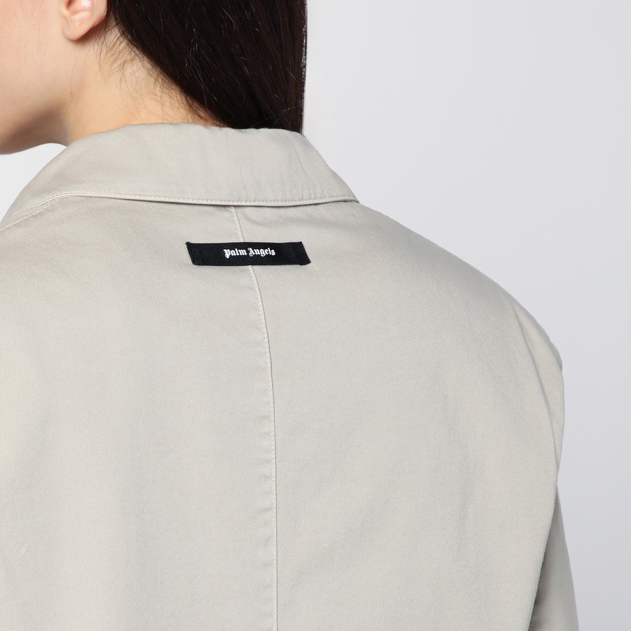 ジャケット Palm Angels Beige double-breasted cotton jacket Palm Angels Beige double-breasted cotton jacket | TheDoubleF