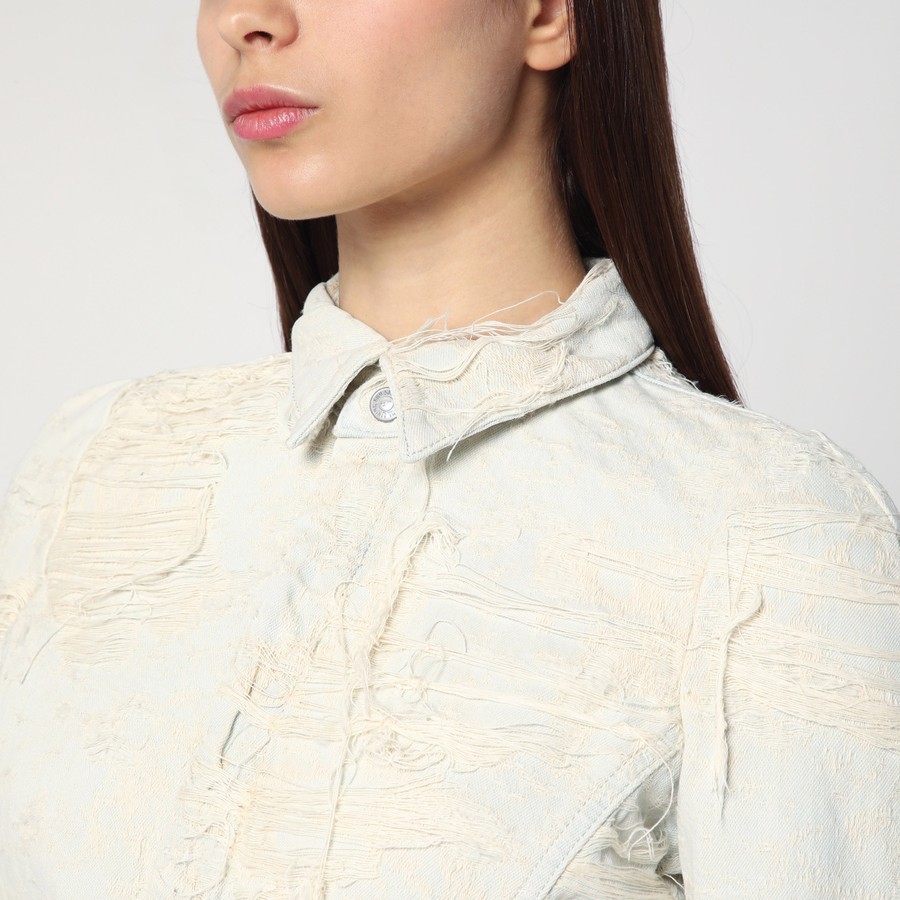 Tシャツ・カットソー DIESEL SS25 'De-Madeline-Fsg' shirt (A1906109M40 01) DE-MADELINE-FSG Shirt in jacquard denim with floating