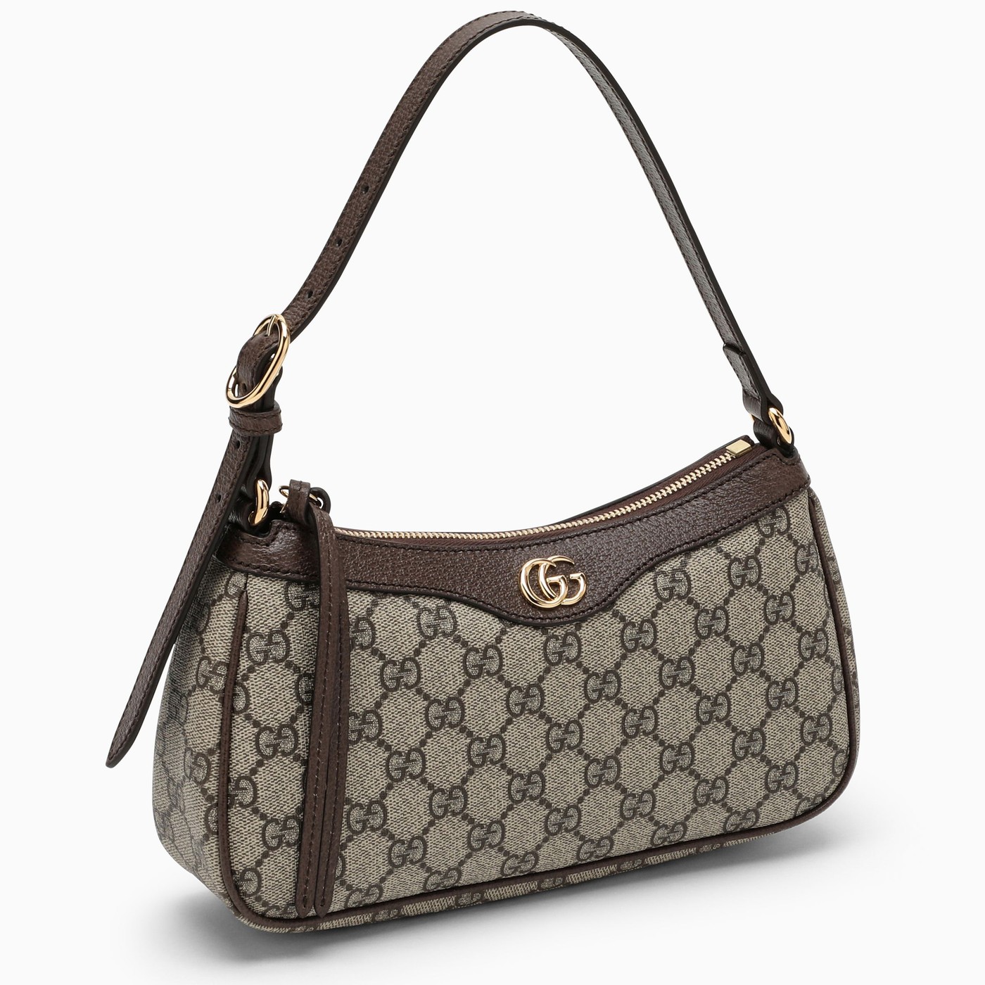 GUCCI Ophidia small beige/ebony bag TheDoubleF