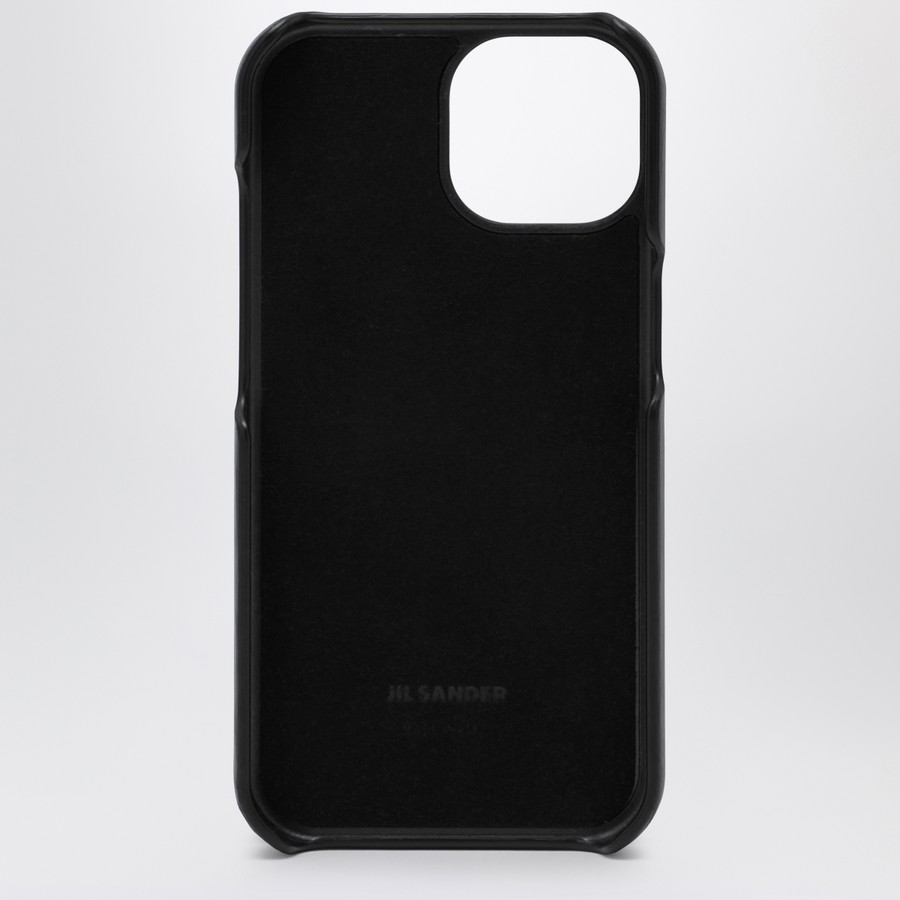 Jil Sander★ iPhone 15 Pro ケース Jil Sander Black iPhone 15 Pro cover with logo | TheDoubleF