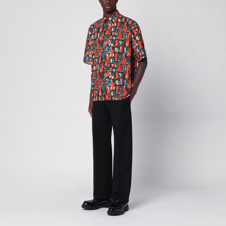 Prada Multicoloured cotton print shirt | TheDoubleF