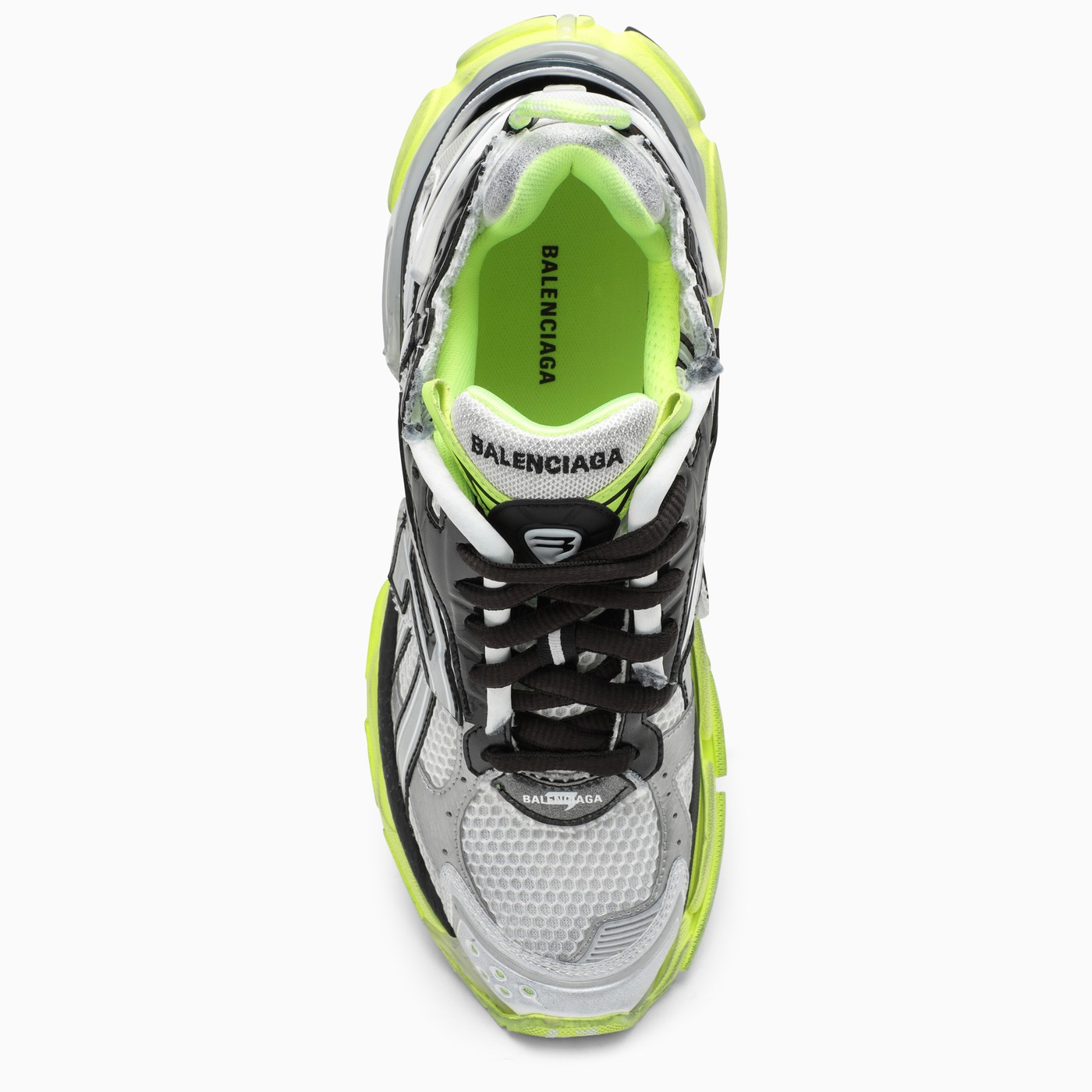 balenciaga yellow runners