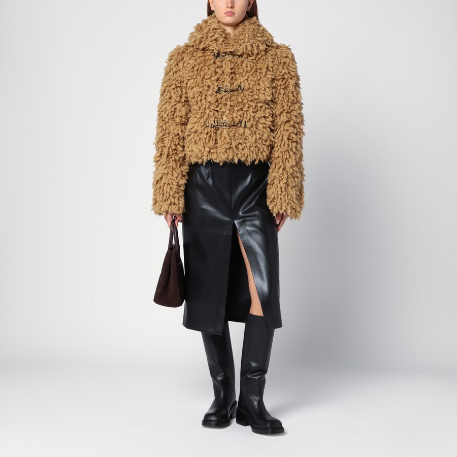 【関税&送料込】Burberry Beige Wool-Blend Short Jacket Burberry Beige wool-blend short jacket | TheDoubleF