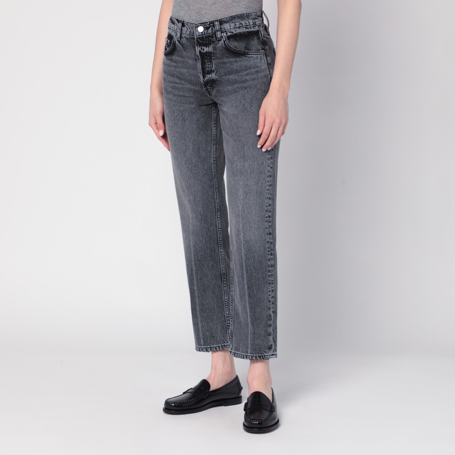 【関税込み】ANINE BING グレー Kate ジーンズ ANINE BING Kate Jean - Steel Grey