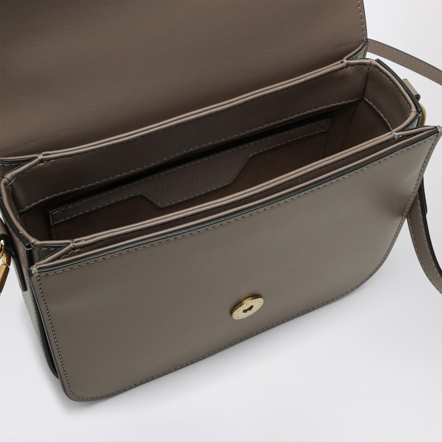 Stella McCartney Shoulder bag with moss coloured logo