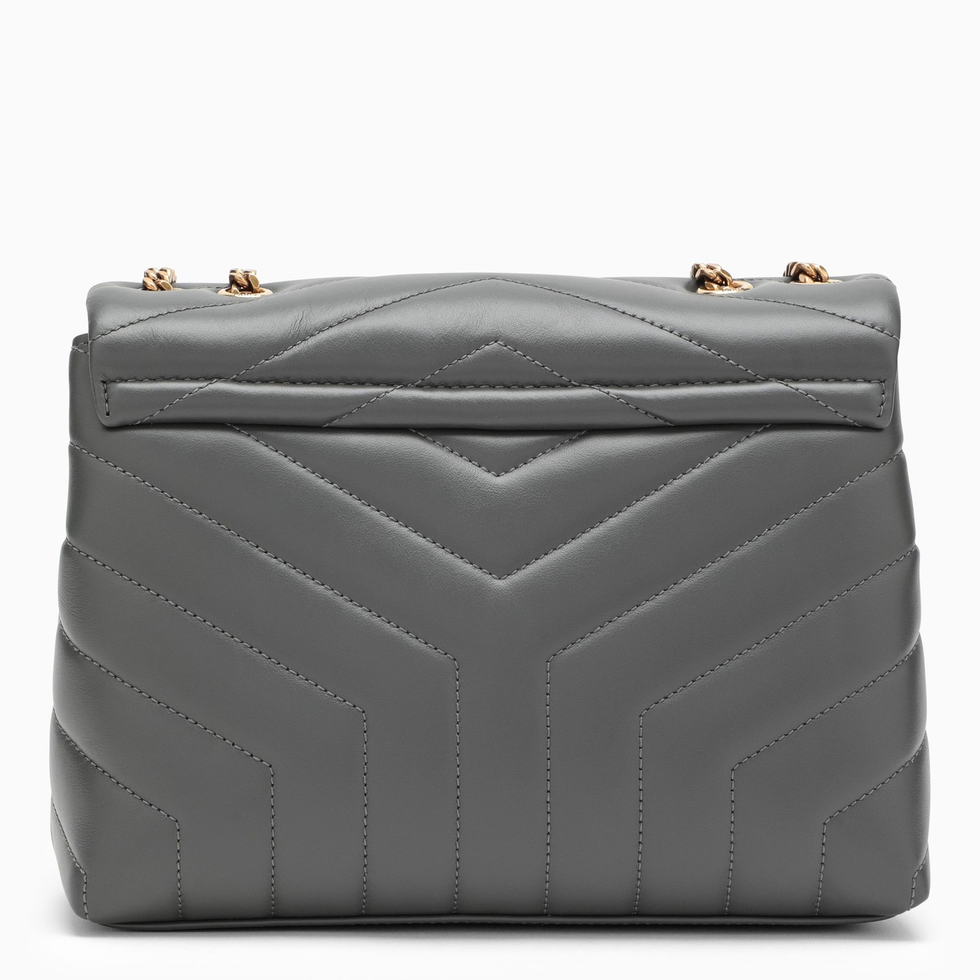 Saint Laurent Storm/gold small YSL Loulou bag TheDoubleF