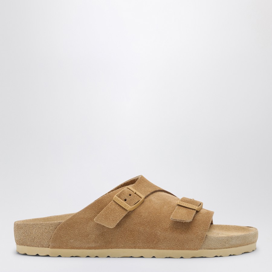 【関税&送料込】Birkenstock Beige Suede Zurich Slippers Zürich Suede Embossed Dotted New Beige | BIRKENSTOCK