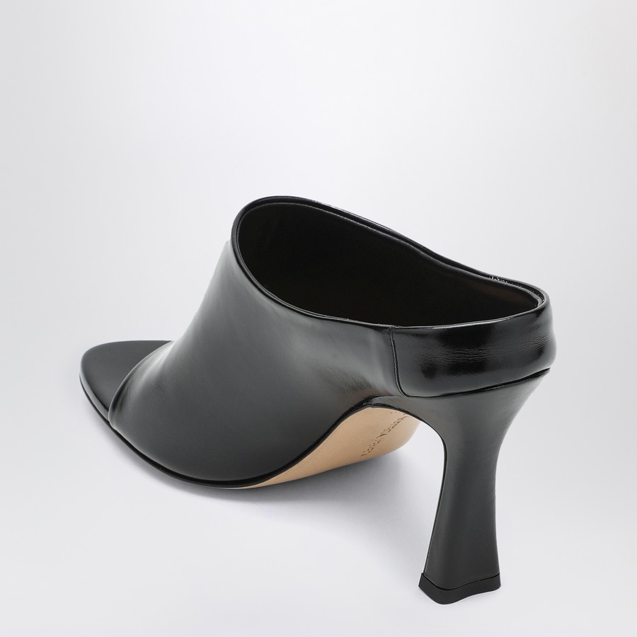 Bottega Veneta Black leather Rana mule | TheDoubleF