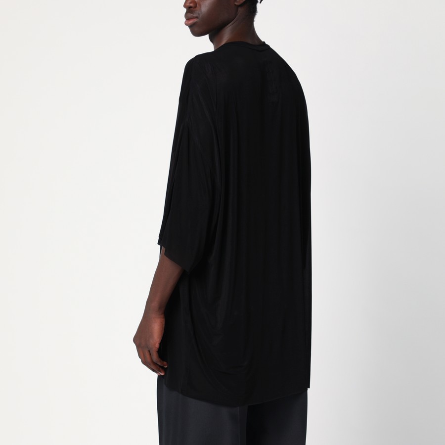【関税&送料込】Rick Owens Oversized Black Cupro T-Shirt Rick Owens Oversized black cupro T-shirt | TheDoubleF