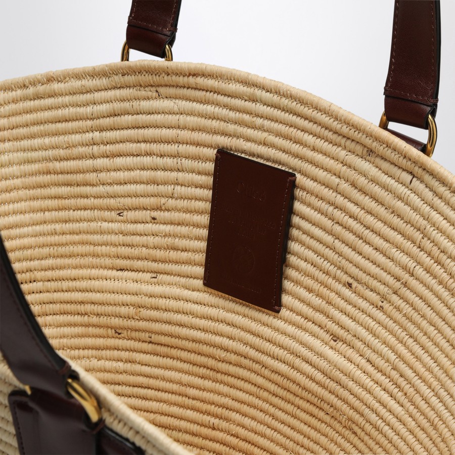 【送料&関税込】ChloAC Kerala 25 Bag In Raffia And Leather Chloé Kerala 25 raffia Shoulder Bag - Walmart Business Supplies