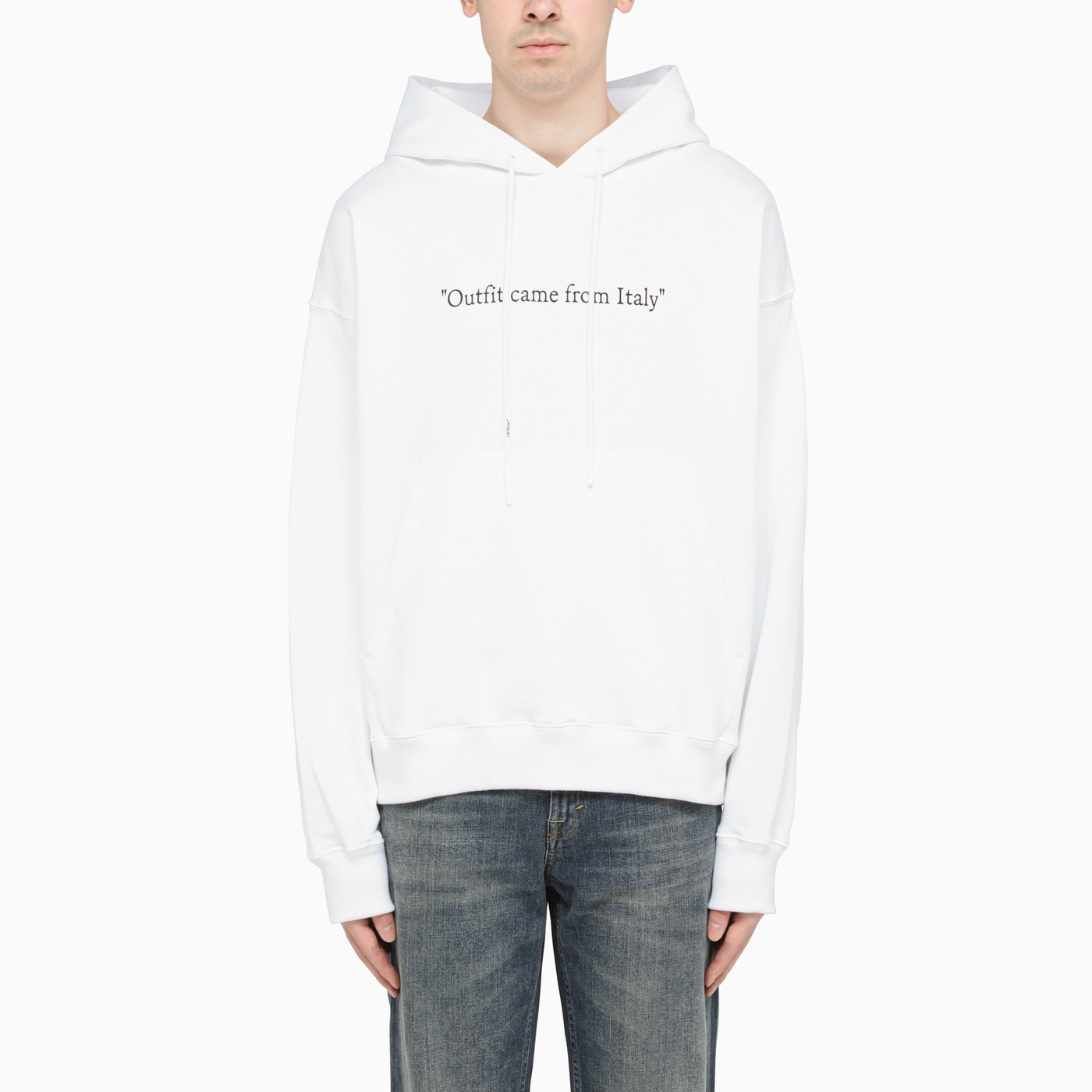 Off white hoodie outfit clearance