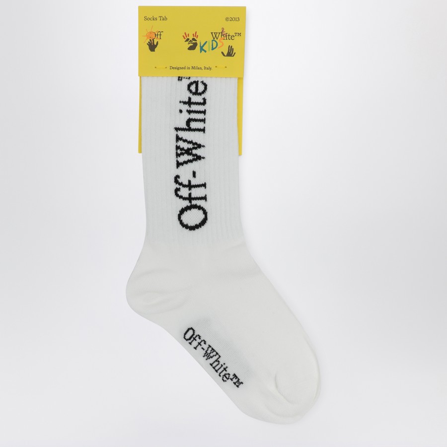 off white socks firetape