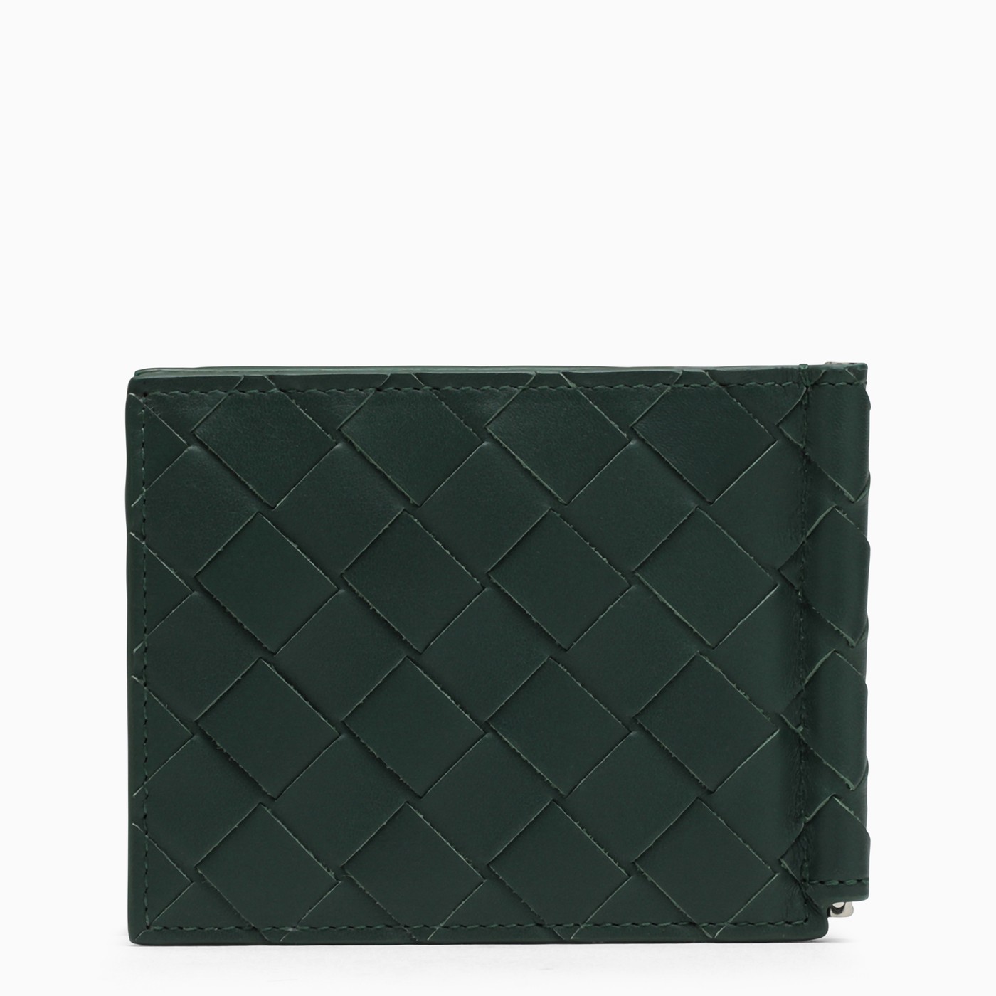 Bottega Dark green horizontal wallet TheDoubleF