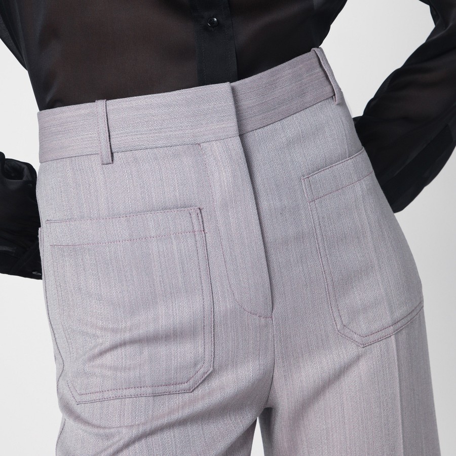 ボトムスその他 Victoria Beckham Pantalone Alina grey in wool Victoria Beckham Pantalone Alina grey in wool | TheDoubleF