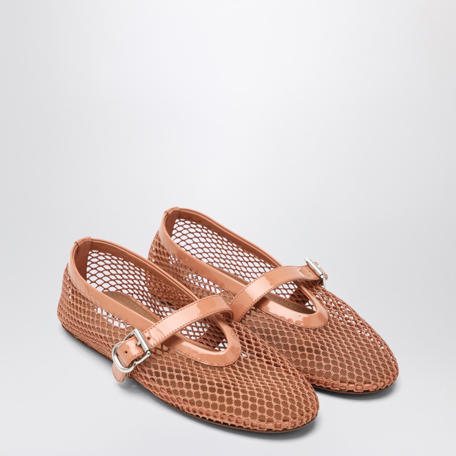 バレエシューズ ALAIA MESH BALLERINA SHOES BLUSH COLOUR Alaïa Mesh ballerina shoes Blush colour | TheDoubleF