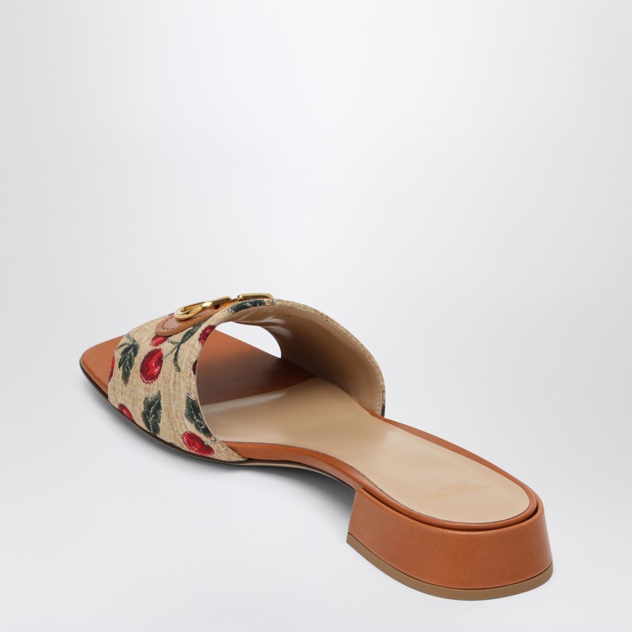 サンダル・ミュール VALENTINO SLIPPER (6W0S0LT0NNX 32H) Valentino Garavani Vlogo Signature slide sandal | TheDoubleF