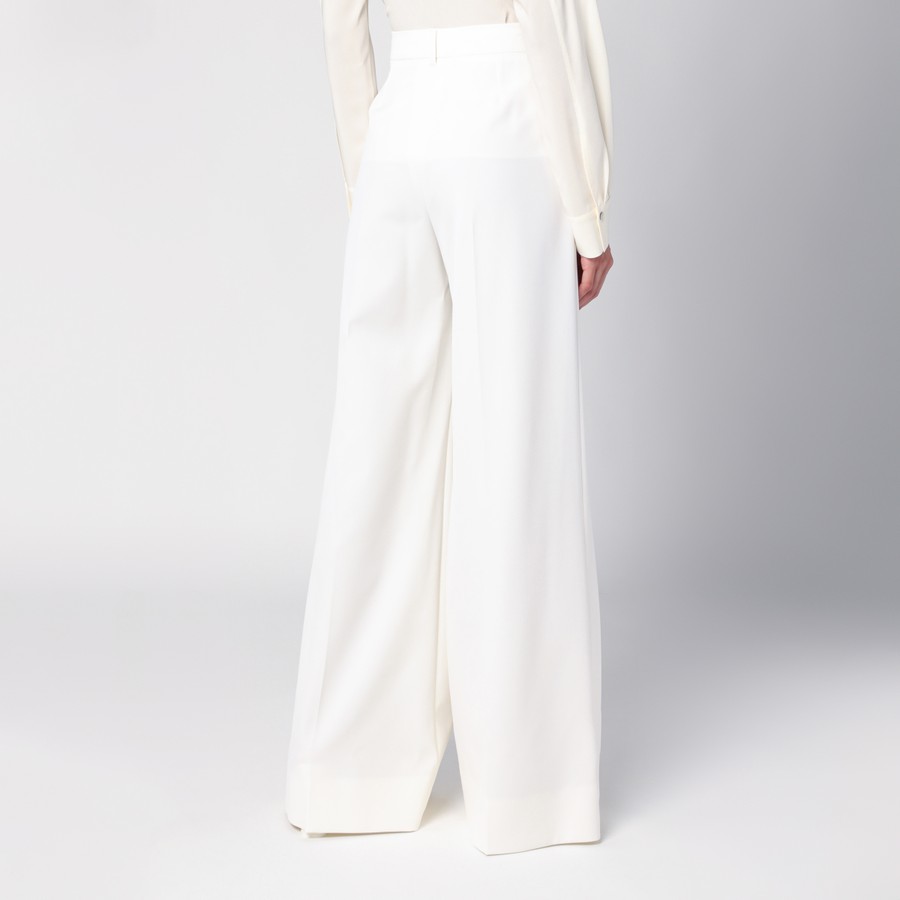 ボトムスその他 Stella McCartney Cream-coloured wool flared trousers Stella McCartney Cream-coloured wool flared trousers