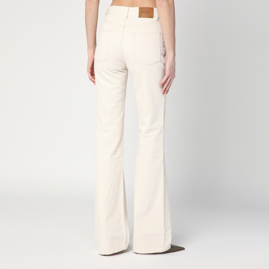 デニム・ジーパン SAINT LAURENT 70S JEANS IN ALMOND COLOUR Saint Laurent 70's jeans in almond colour | TheDoubleF